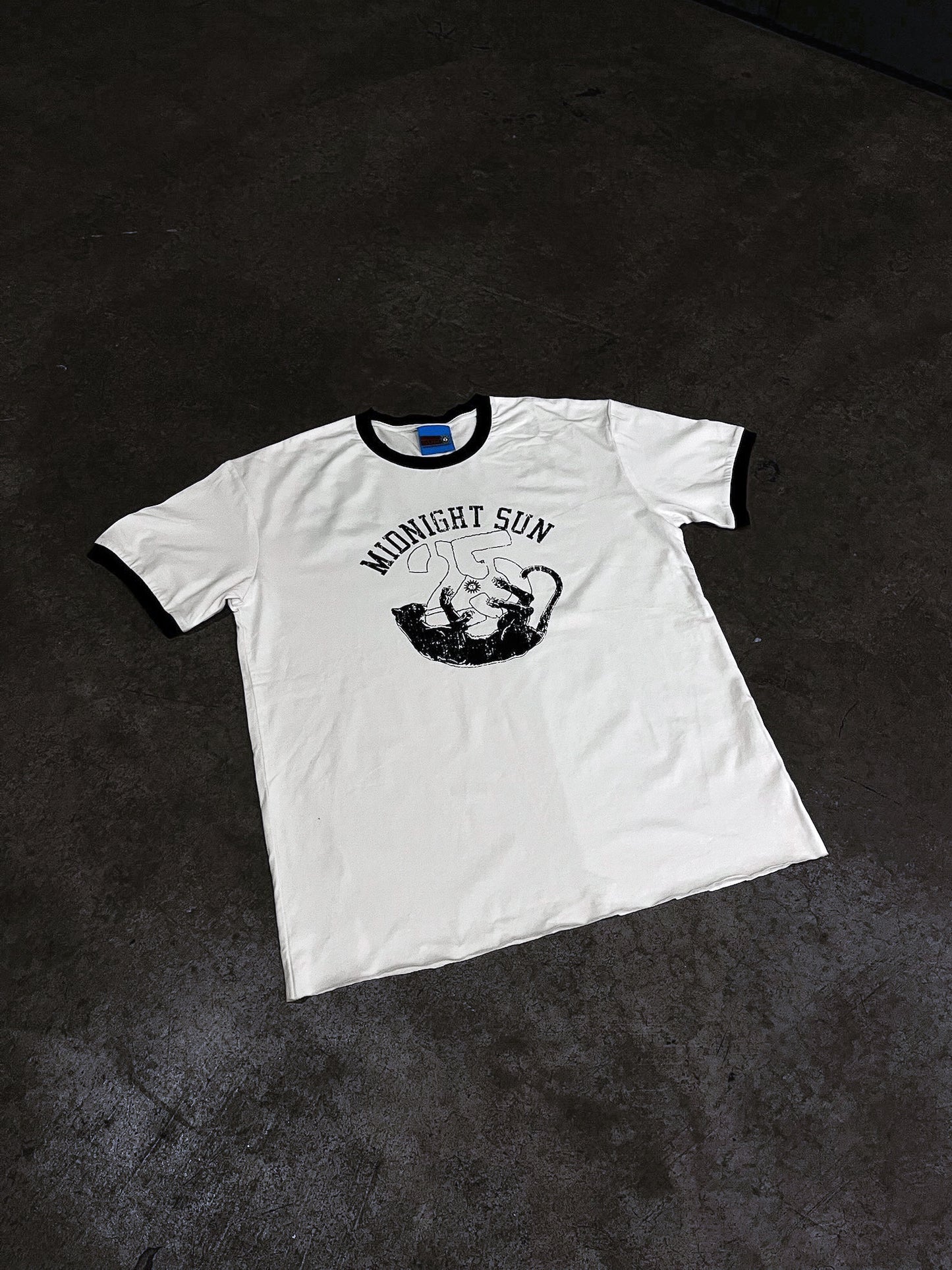silent unit ringer tee RED/BLACK