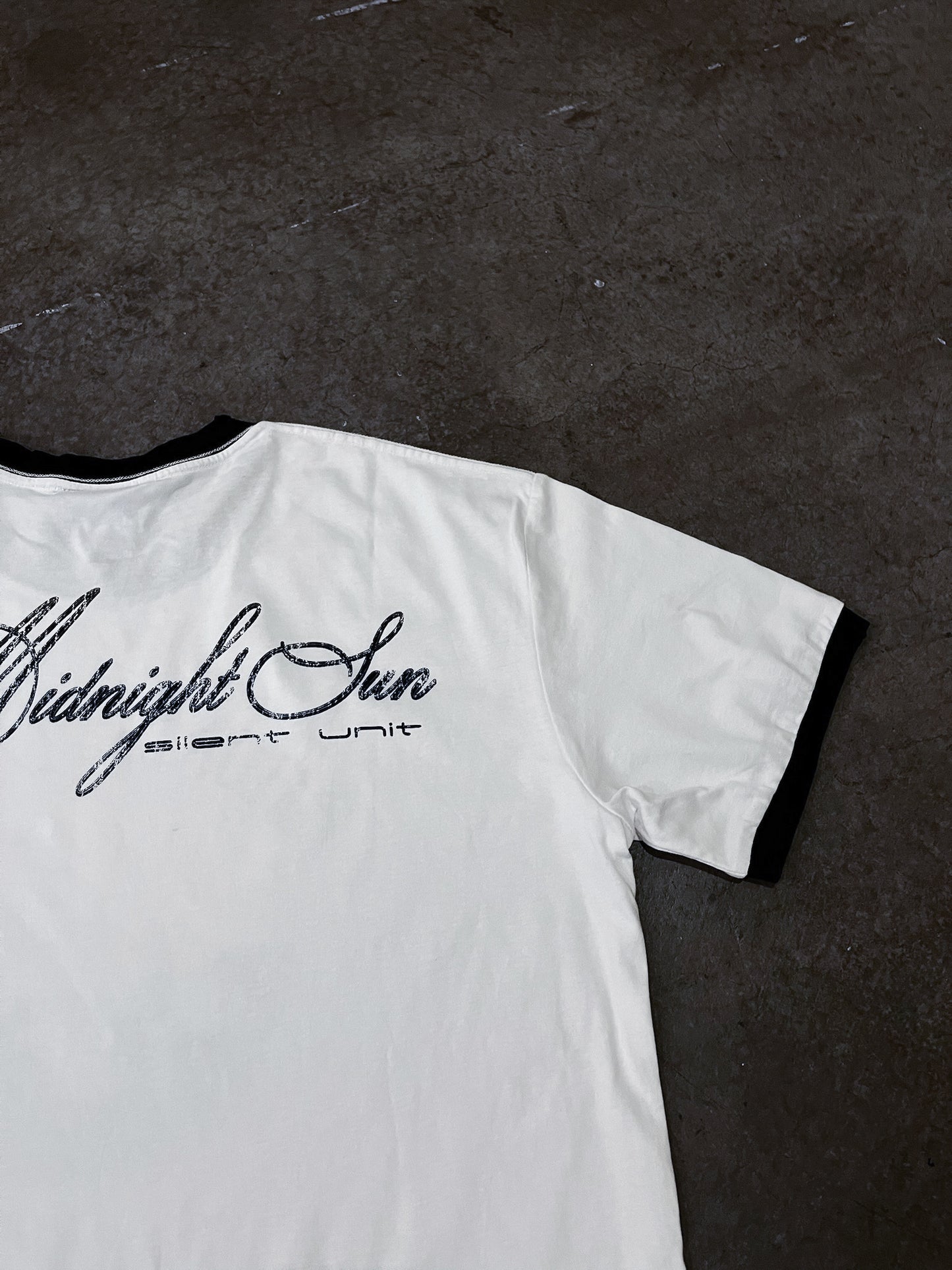 silent unit ringer tee RED/BLACK