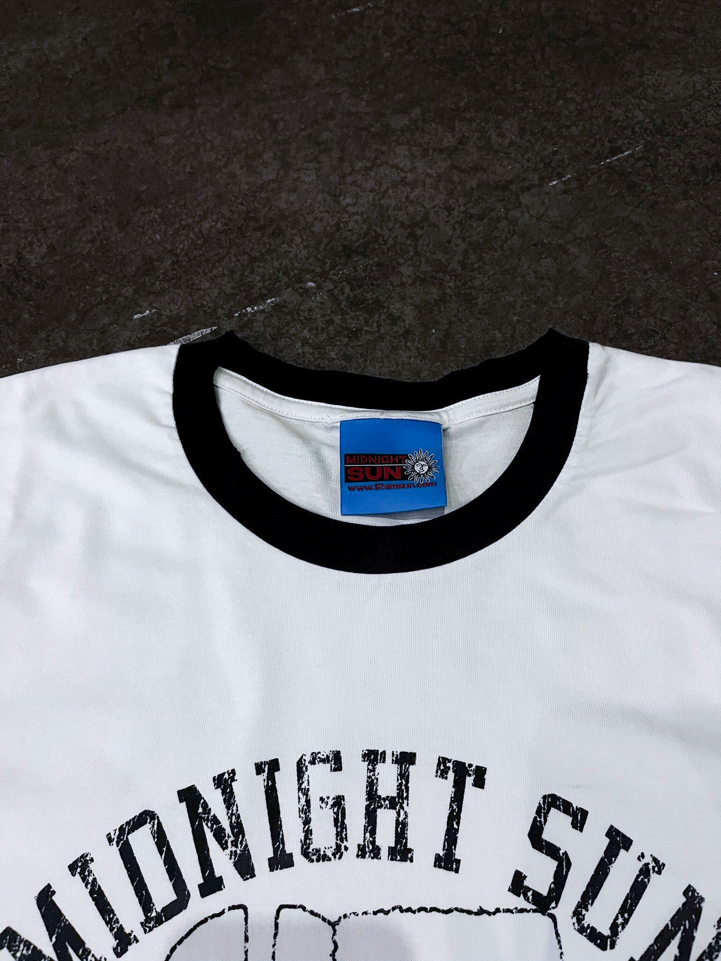 silent unit ringer tee RED/BLACK