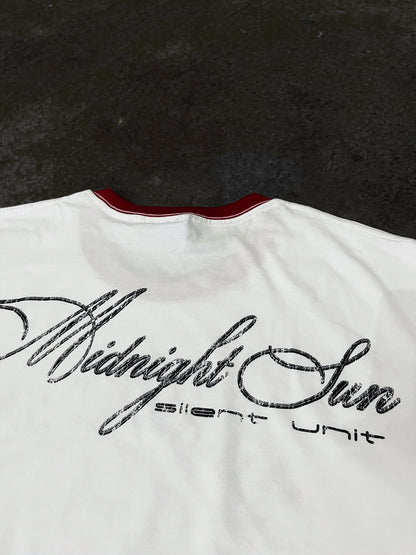 silent unit ringer tee RED/BLACK