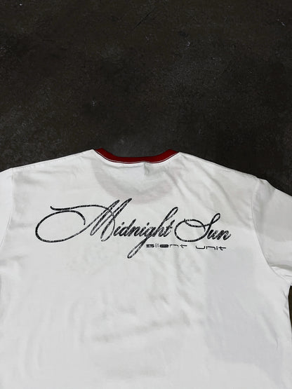 silent unit ringer tee RED/BLACK