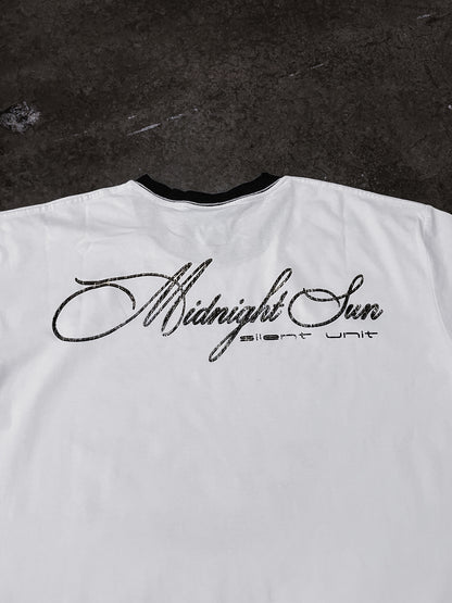 silent unit ringer tee RED/BLACK