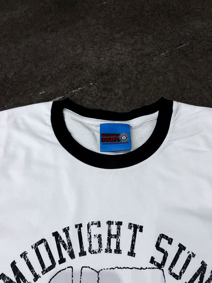 silent unit ringer tee RED/BLACK